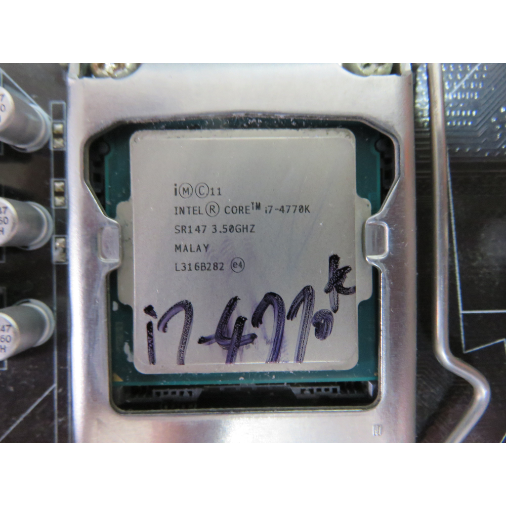 C.1150CPU-Intel Core i7-4770K 8 MB 快取記憶體，最高 3.90 GH直購價1180