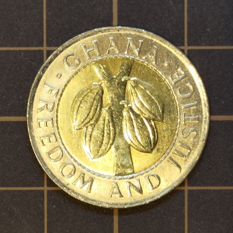【新竹黃生生】加納 硬幣 100 塞地 1999年 可可果《全新品相》
