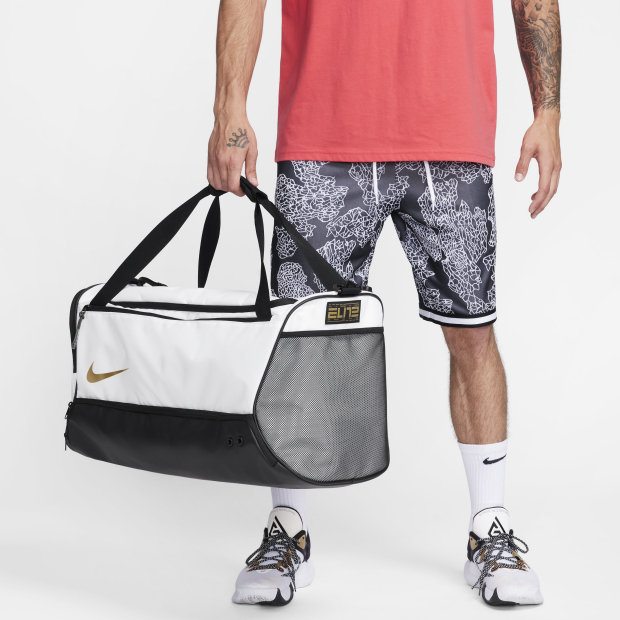 Threeg💫 NIKE Nike Hoops Elite 行李袋 旅行包 大容量 透氣孔 白金 DX9789-100