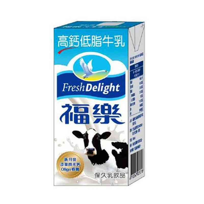 福樂 高鈣低脂牛乳(保久乳) 200ml x 6
