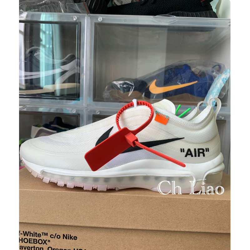 The 10 off white Nike air max 97 us9 （全新）台中可面/匯款後店到店