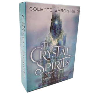 水晶之靈神諭卡心靈塔羅卡牌台灣現貨Crystal Spirits Oracle Cards英文占卜靈性提升能量治療現貨出