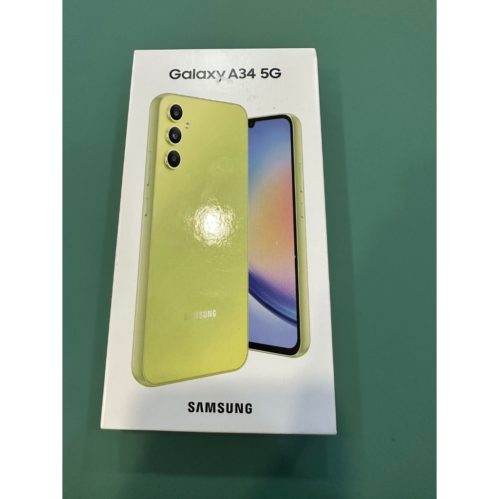 汎德通訊【全新未拆】-Samsung A34 5G版 8G+128G 青綠 全新保固一年