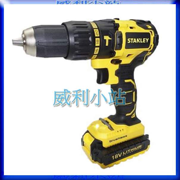 【威利小站】史丹利 STANLEY 20V 鋰電無碳刷震動電鑽調扭起子機 SBH201D2K 電鑽起子機 雙電