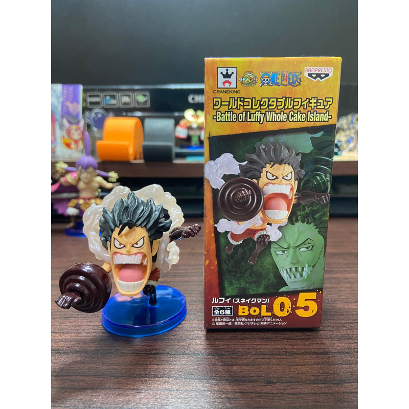 航海王 代理版 景品 拆擺 WCF 海賊王 蛋糕島 VOL.4 BOL05 魯夫四檔蛇人