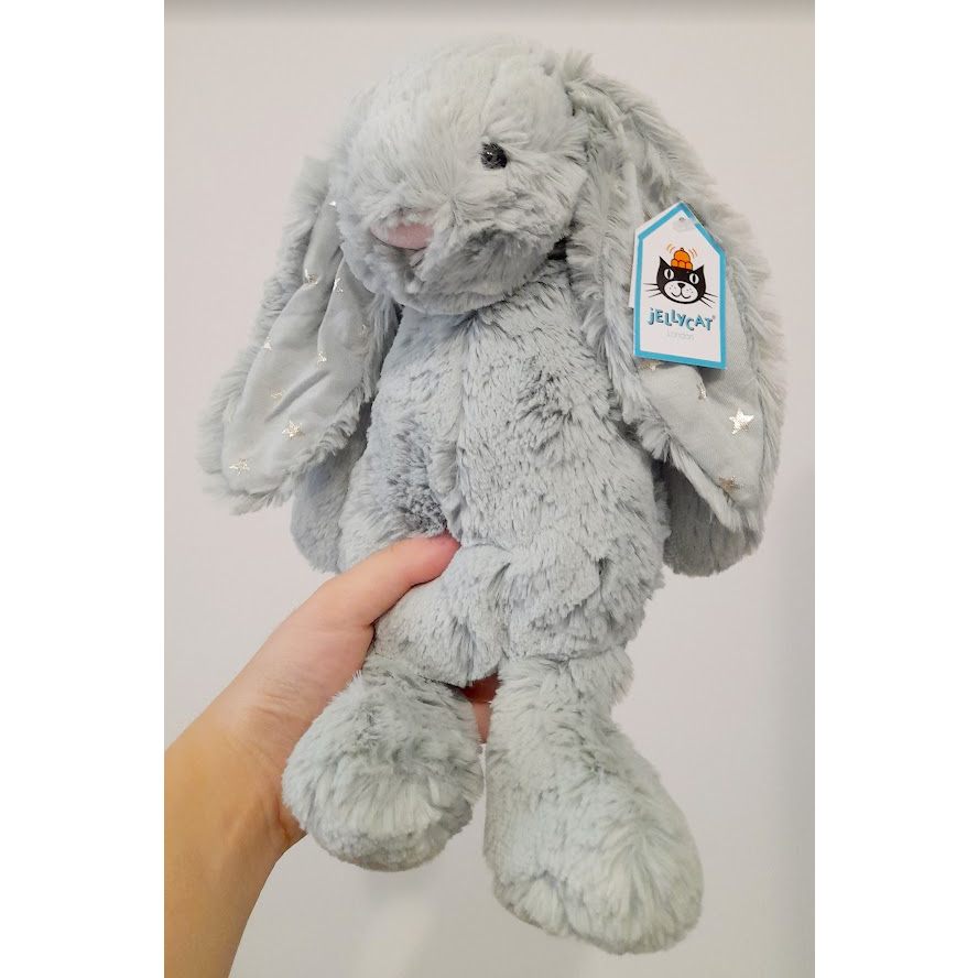 🍀全新現貨🍀Jellycat 31cm綠星兔兔 綠星星兔 害羞兔兔 兔兔 兔子 安撫娃娃 玩偶 抱枕(可直接下單)
