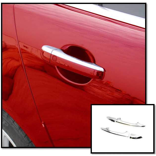 圓夢工廠 Jaguar XK XKR X150 2006~2014 積架 捷豹 鍍鉻銀 車門把手蓋 把手上蓋 飾貼