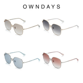 OWNDAYS 漸層金屬方形墨鏡 SUN1062T-1S