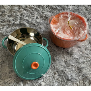 野餐碗 泡麵碗 隔熱 塑膠 兒童 餐碗 附蓋 湯匙 外出碗 湯碗