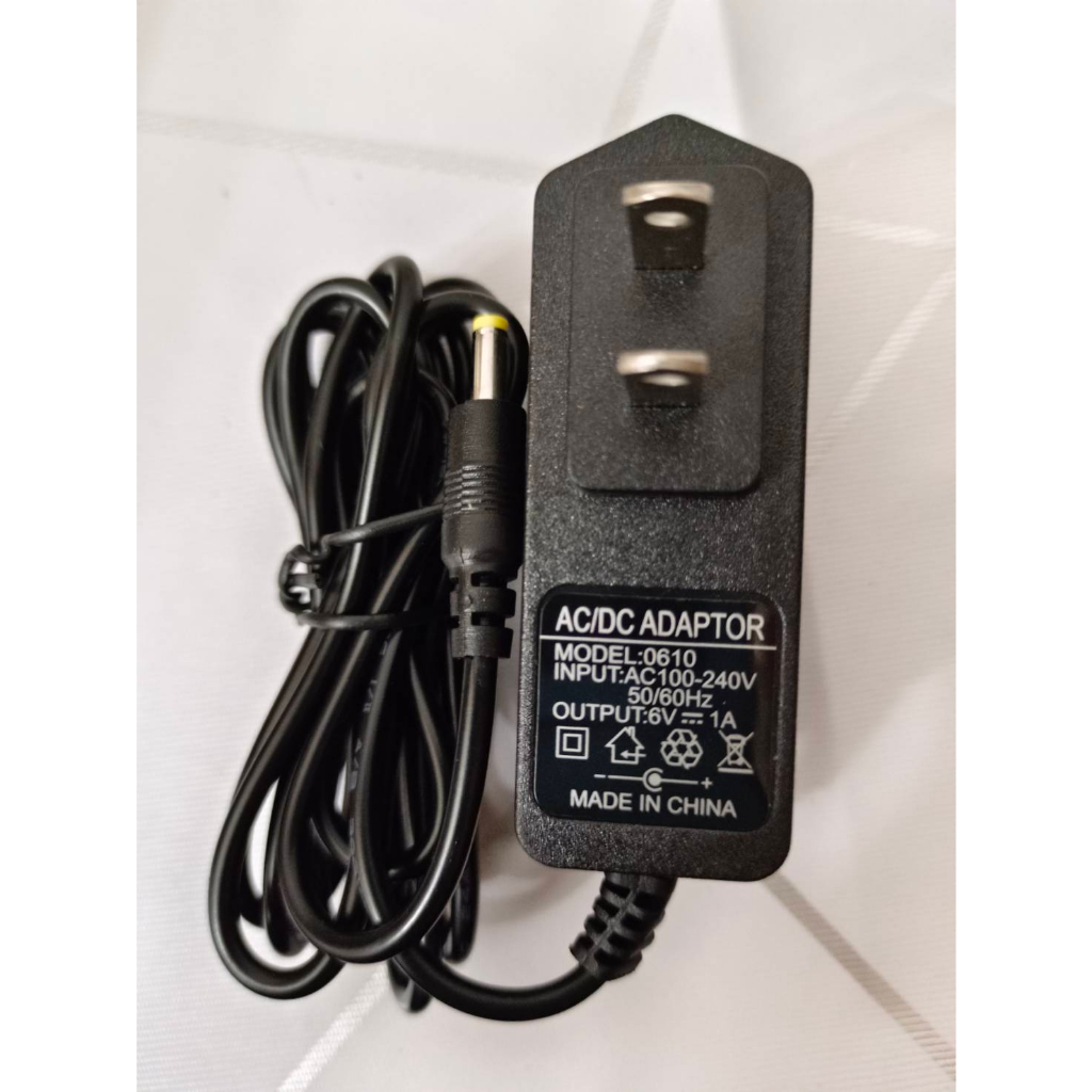 omron 歐姆龍電子血壓計  DC6V 1A 1000mA 電源供應器   血壓計變壓器 線長 2米 6V 1A