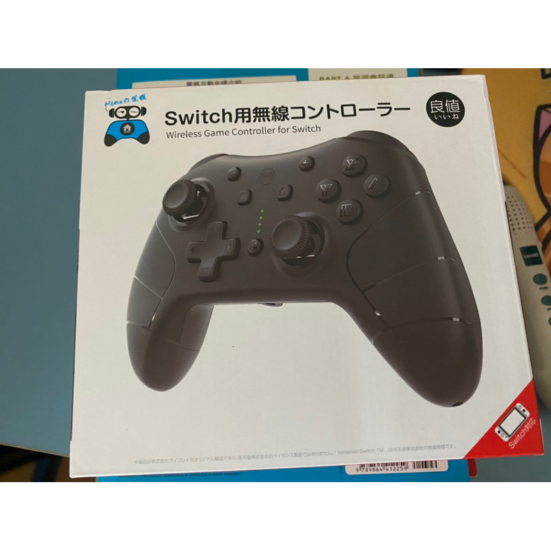 Switch良值四代NFC版 語音喚醒無線連發可調節震動手把 黑色