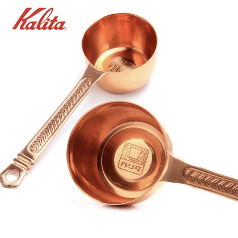 日本Kalita 銅匙 銅製 豆匙 咖啡量匙 咖啡豆 豆勺 (10g) 日本製造