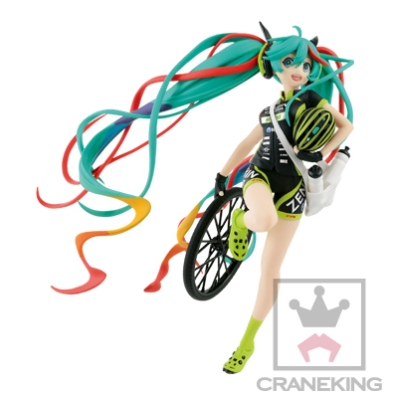 日本正版 景品 初音未來 初音 SQ 景品 自行車 初音2016 應援 公仔