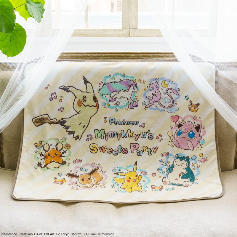 謎擬Q 一番賞 Pokémon Mimikkyu’s Sweets Party  薄毛毯