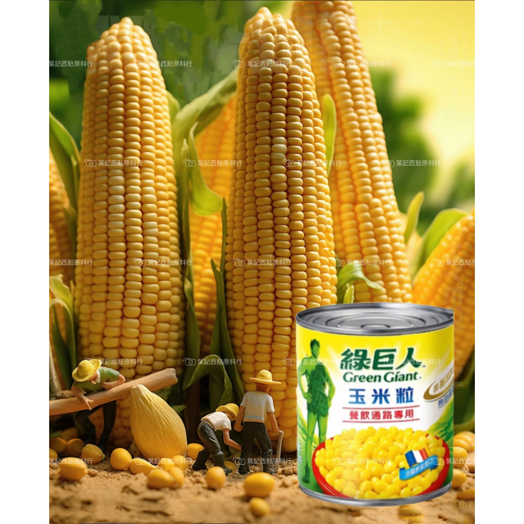 🌾葉記🌾綠巨人玉米粒 餐飲通路專用 340g/罐 玉米／玉米粒／綠巨人