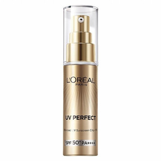 L'OREAL 巴黎萊雅 多效防護輕裸美肌乳(30ml)SPF50+／PA++++美肌小金管【小三美日】DS015401