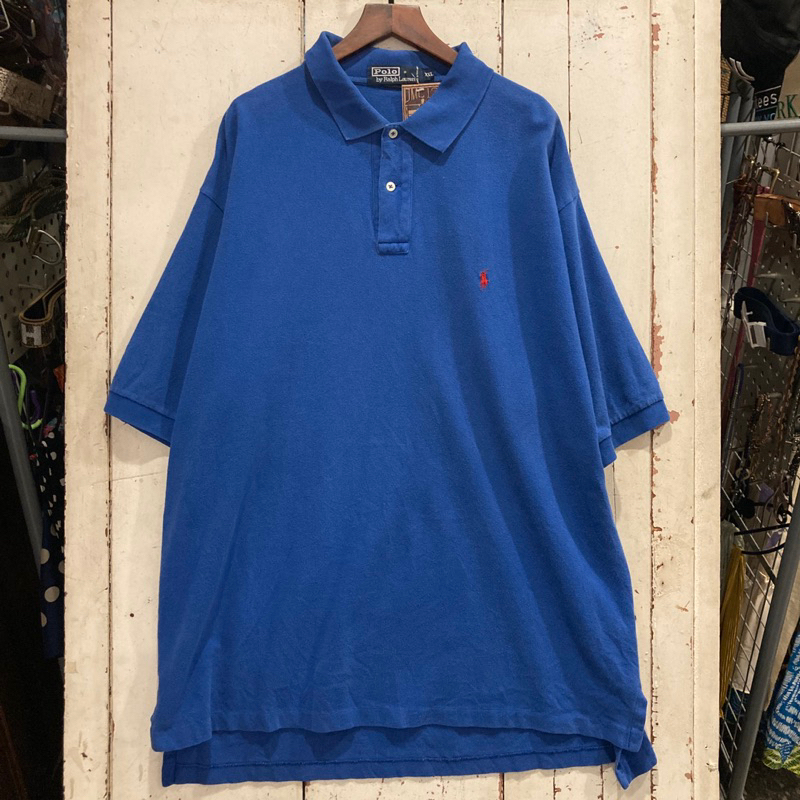 ［DMC12 vintage 古著］Ralph Lauren 寶藍色馬球衫polo衫