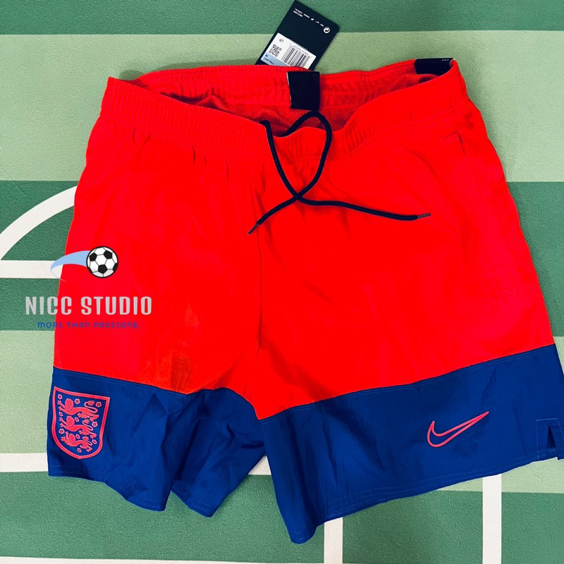 (剩1M)全新正品Nike 2021 England英格蘭國家隊球員版運動足球短褲沙灘褲泳褲
