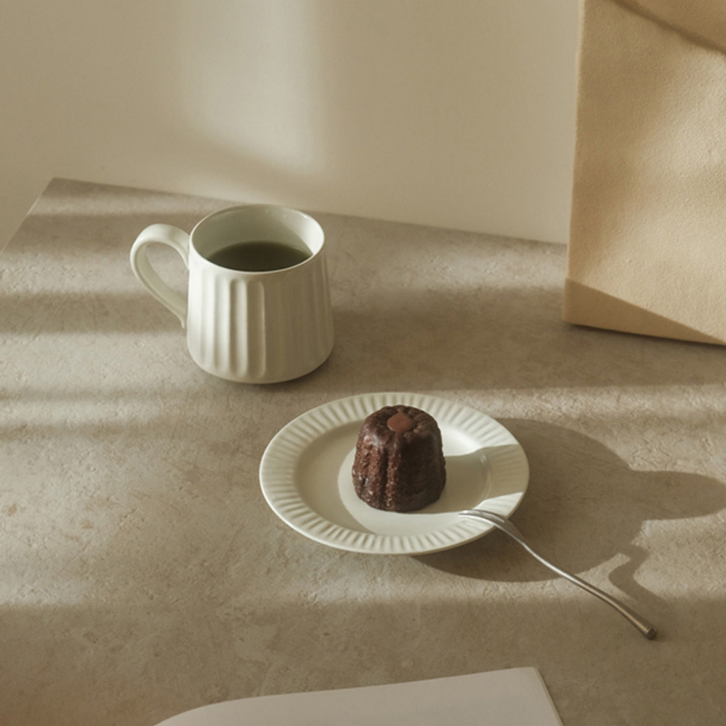mooin Renässans 文藝咖啡杯碟組 米色 陶瓷杯 陶瓷盤 咖啡杯 甜點盤 點心盤 馬克杯 水杯