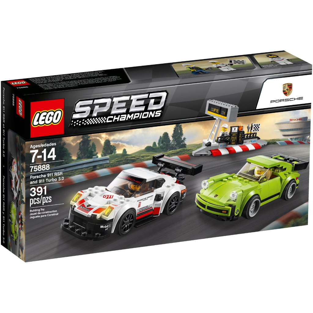 LEGO 樂高 75888 SPEED Porsche 911 RSR and 911 Turbo 3.0
