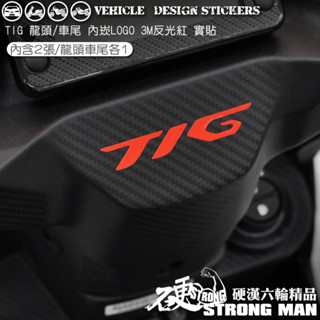 【硬漢六輪精品】 PGO TIG 170 龍頭車尾 LOGO改色貼 (版型免裁切) 機車貼紙 機車彩貼 彩貼 反光貼紙