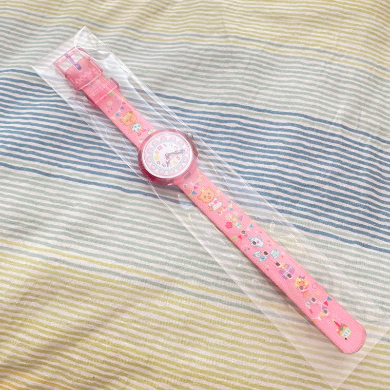 二手Swatch 兒童錶 指針式女童錶 瑞士