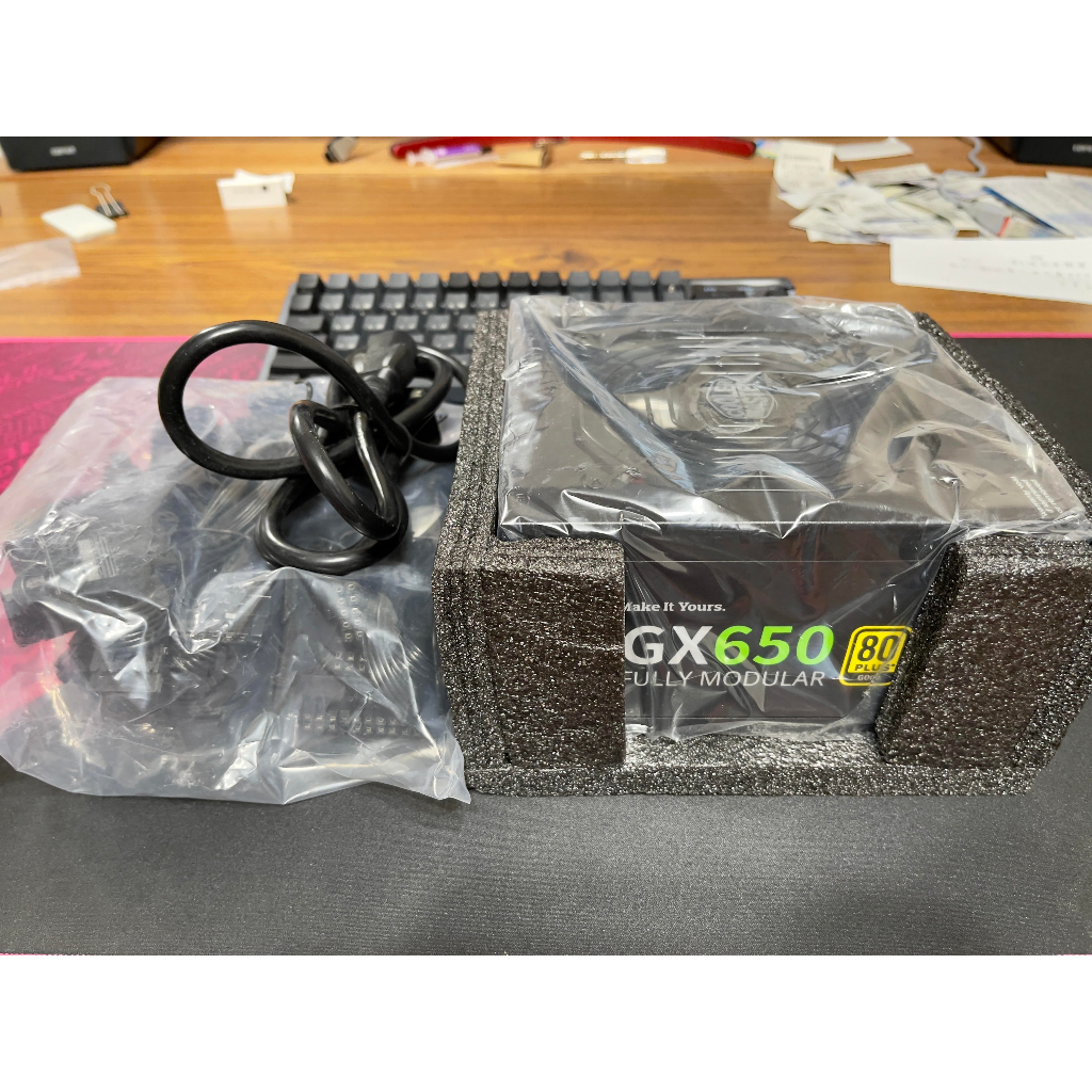 全新Cooler Master GX Gold 650 650W 全模組 電源供應器 80PLUS 金牌 GX650