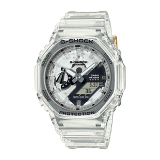 CASIO卡西歐 G-SHOCK 40週年限定 獨特透視錶面 半透明 八角形錶殼 GA-2140RX-7A 45.4mm