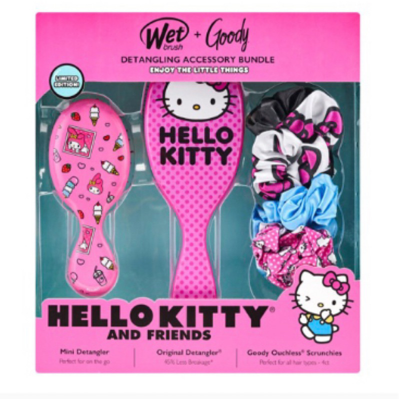Wet Brush Hello Kitty and Friends 梳子髮飾組