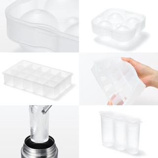 現貨- 日本無印良品 矽膠製冰盒 製冰器 矽膠模具 圓球狀 方塊狀 圓柱狀 MUJI
