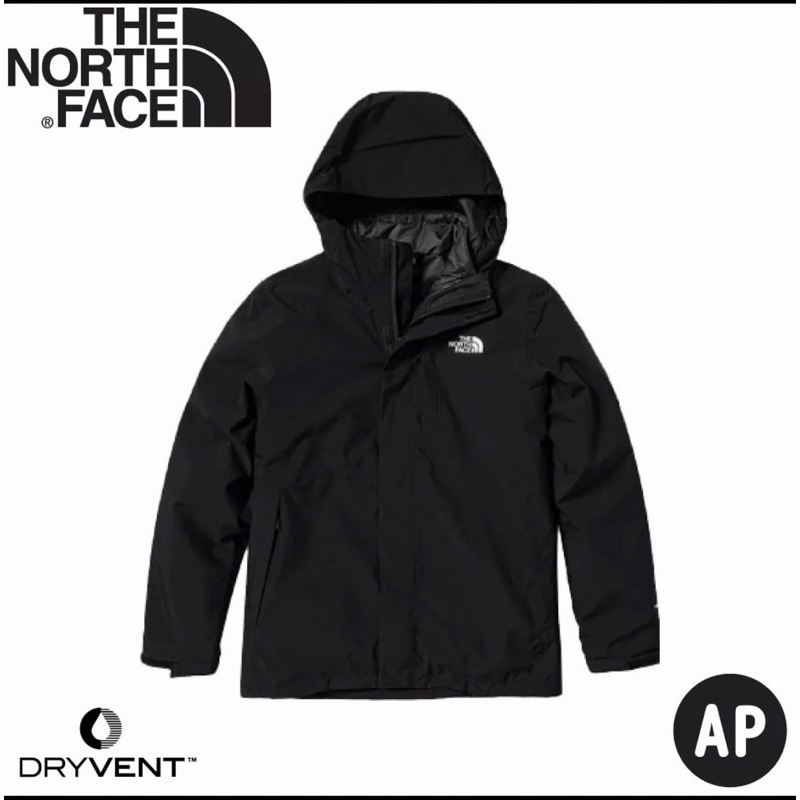 The north face 外套 1990mountain gore tex  北臉衝鋒雙層外套  黑色（亞洲版）