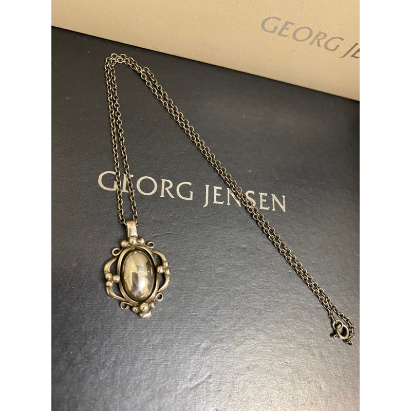 Georg Jensen喬治傑生GJ1989 首刻年度銀石項鍊