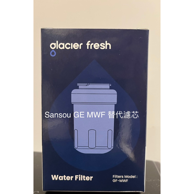 GLACIER FRESH MWF 濾芯適用於 GE 冰箱NSF 奇異 冰箱 濾芯 MWF 適用SmartWater