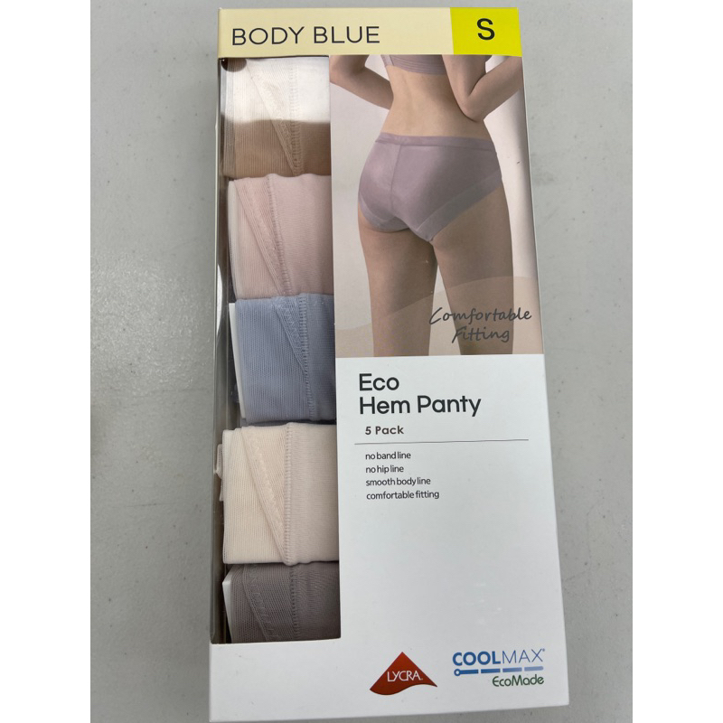 Body Blue 女無痕內褲五入組韓國品牌