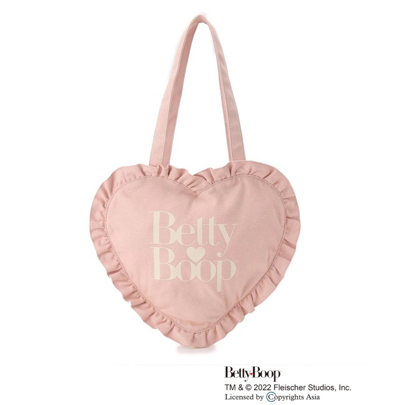 Couture Brooch 日本 🇯🇵現貨  聯名Betty Boop(TM)帆布 愛心❤️包包