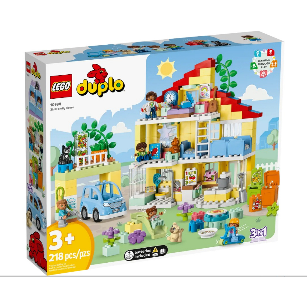 【宅媽科學玩具】LEGO10994 三合一城市住家