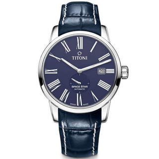 【私聊甜甜價】TITONI 梅花錶 獨立小秒針 機械腕錶 83638S-ST-609 / 40mm