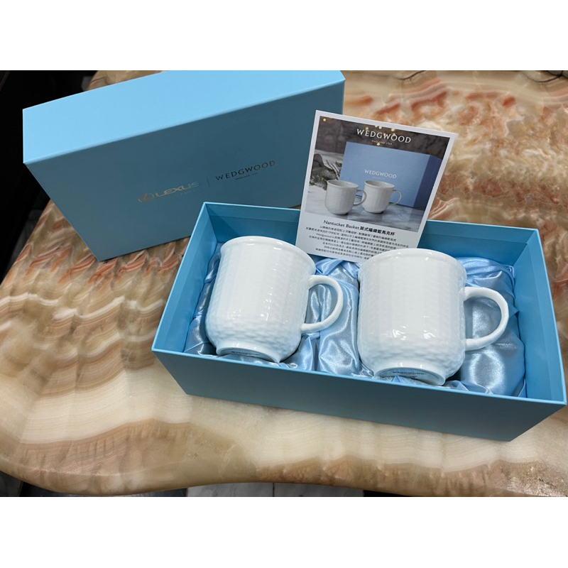 LEXUS 禮盒 經典英國百年瓷器品牌 WEDGWOOD × LEXUS 骨瓷杯