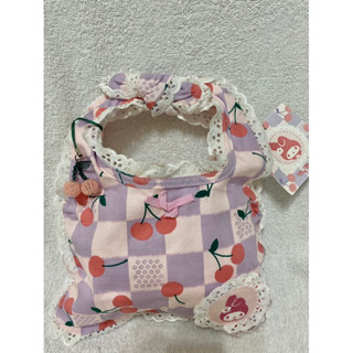 日本Sanrio Melody 2007年美樂蒂櫻桃蕾絲手提袋