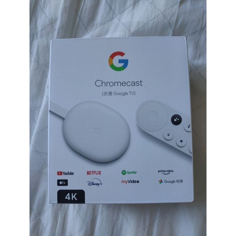 拆封福利品 台灣google公司貨 4K版 可裝APP Android TV Chromecast 電視盒 電視棒