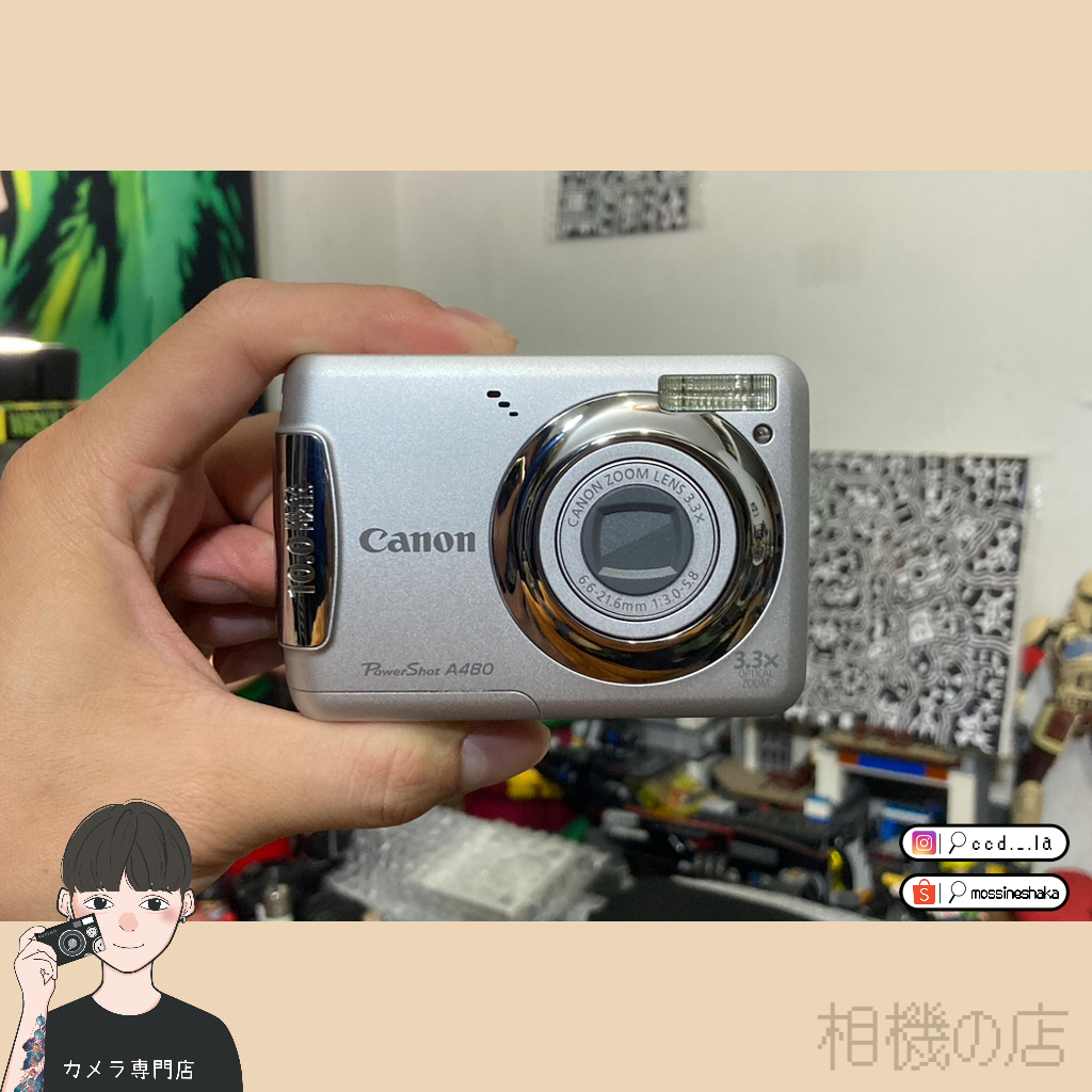 〈相機の店〉📷 佳能 Canon PowerShot A480 千禧 復古Y2K CCD相機 底片感 [S級] (完售)