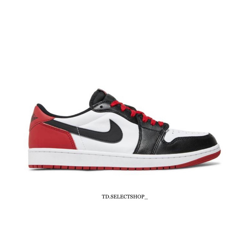 【T.D.】Nike Air Jordan 1 Retro Low OG 'Black Toe' CZ0790-106