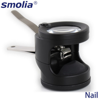 【3CTOWN】含稅附發票 Smolia Nail 日本品牌 LED放大鏡指甲剪 3.5倍放大 可拆卸可用於閱讀
