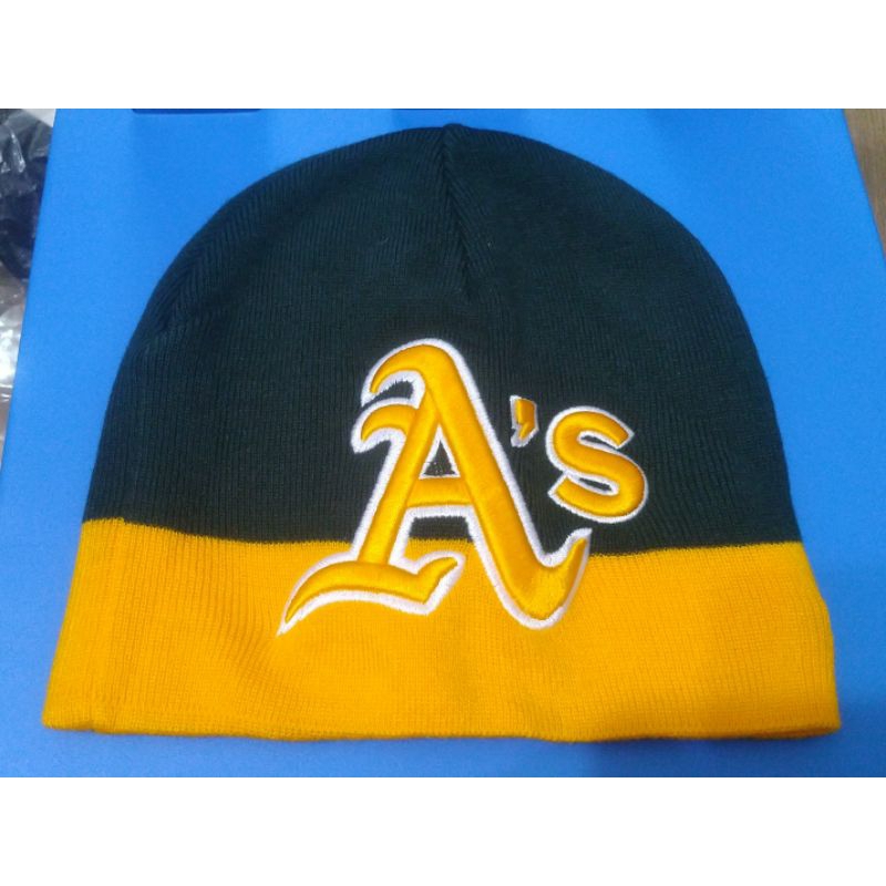 MLB大聯盟 奧克蘭運動家隊 毛帽 保暖帽
