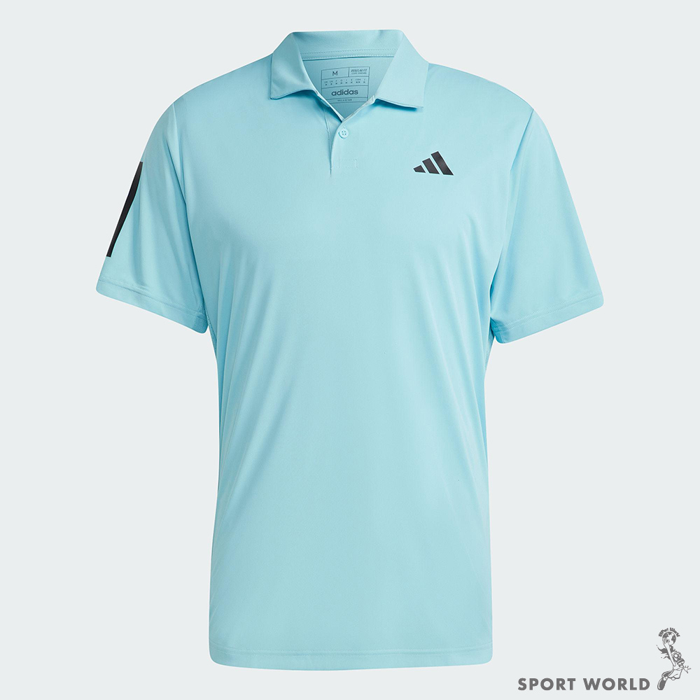 Adidas 男裝 短袖上衣 POLO衫 排汗 藍【運動世界】IK6062