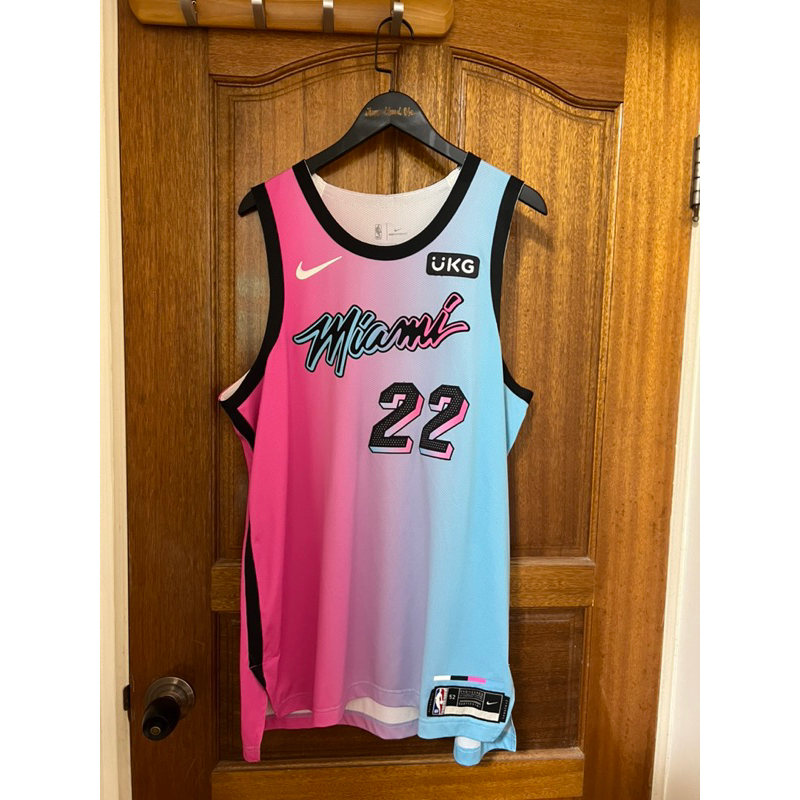 NBA邁阿密熱火Jimmy Butler城市AU球員版含贊助標球衣