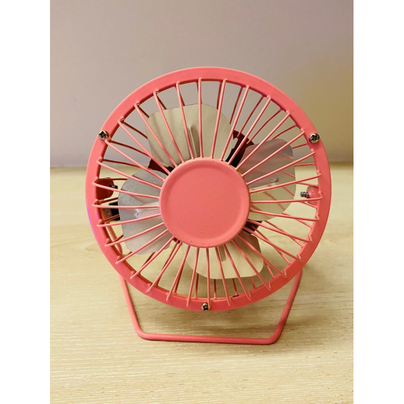 粉紅小可愛桌上型電風扇（usb)