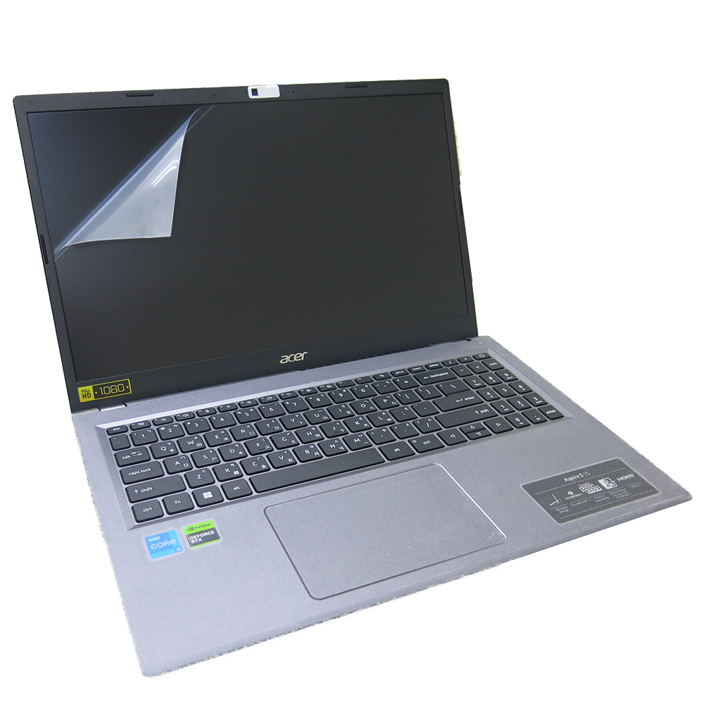 【Ezstick】ACER Aspire5 A515-58GM 靜電式筆電 螢幕貼 (可選鏡面或霧面)