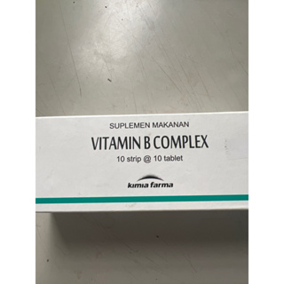 VITAMIN B COMPLEX 10 tablet Suplemen
