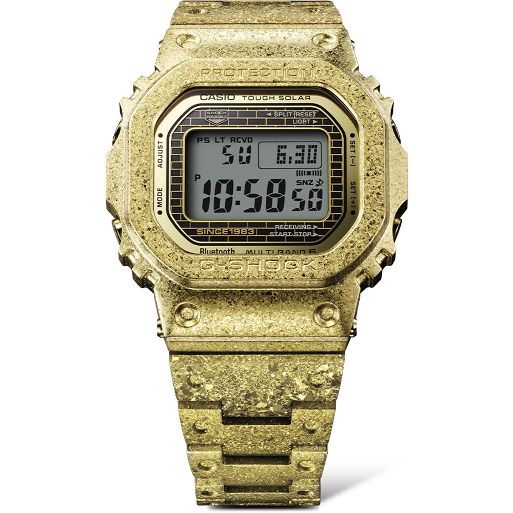 CASIO卡西歐 G-SHOCK 40週年限定 電波  太陽能電力  全金屬 金 經典系列 GMW-B5000PG-9